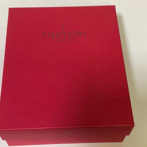 Valentino Rouckstud Double strap pointy toe off white patent leather high heels - Picture 16 of 16